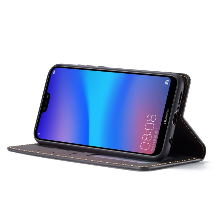 For Huawei P20 Lite Forwenw Dream Series Oil Edge Strong Magnetism Horizontal Flip Leather Case with Holder & Card Slots & Wallet & Photo Frame