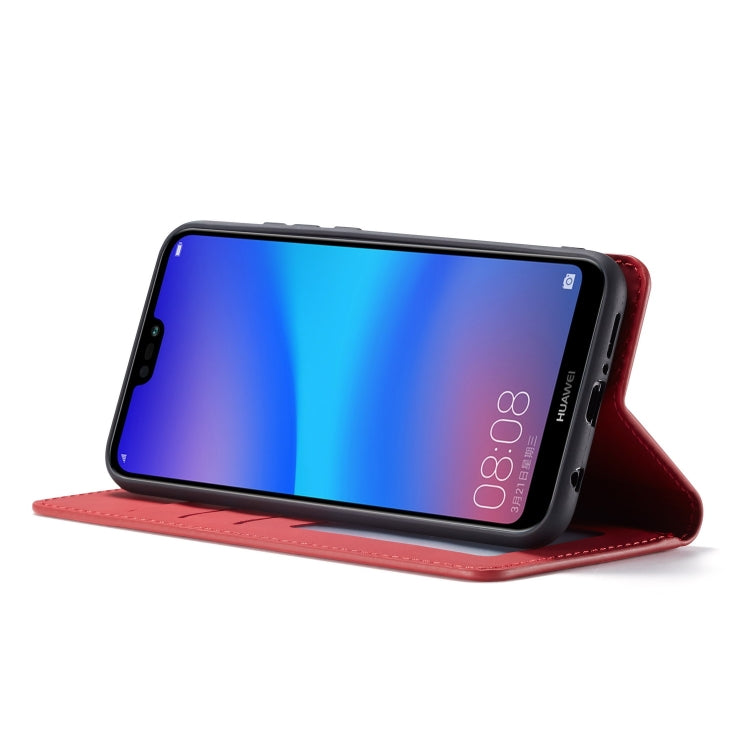 For Huawei P20 Lite Forwenw Dream Series Oil Edge Strong Magnetism Horizontal Flip Leather Case with Holder & Card Slots & Wallet & Photo Frame