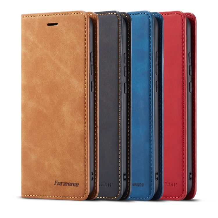For Huawei P20 Lite Forwenw Dream Series Oil Edge Strong Magnetism Horizontal Flip Leather Case with Holder & Card Slots & Wallet & Photo Frame