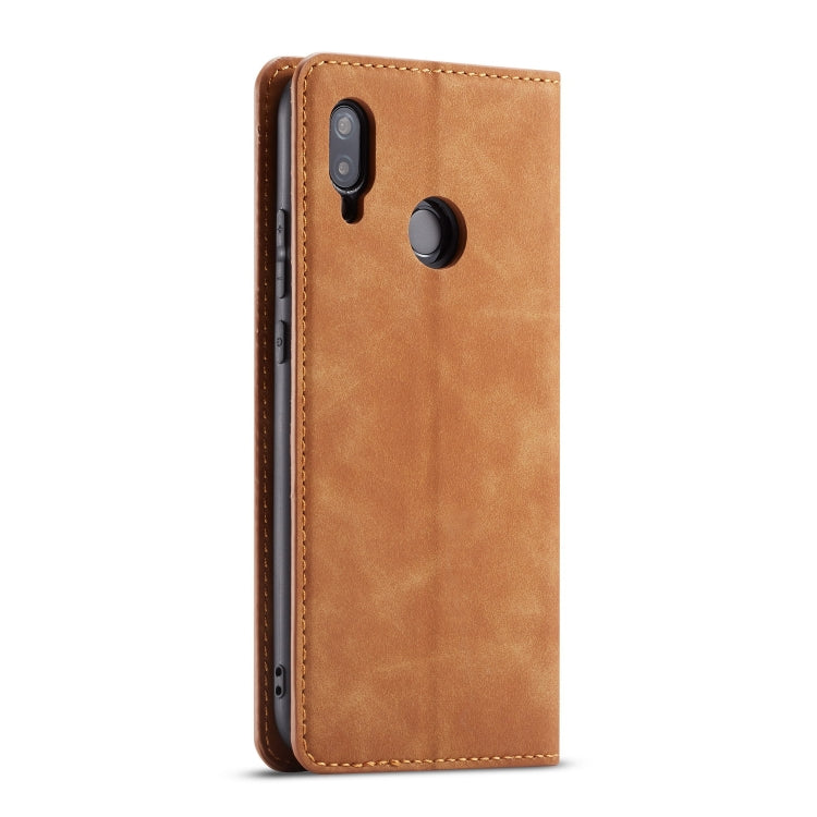 For Huawei P20 Lite Forwenw Dream Series Oil Edge Strong Magnetism Horizontal Flip Leather Case with Holder & Card Slots & Wallet & Photo Frame