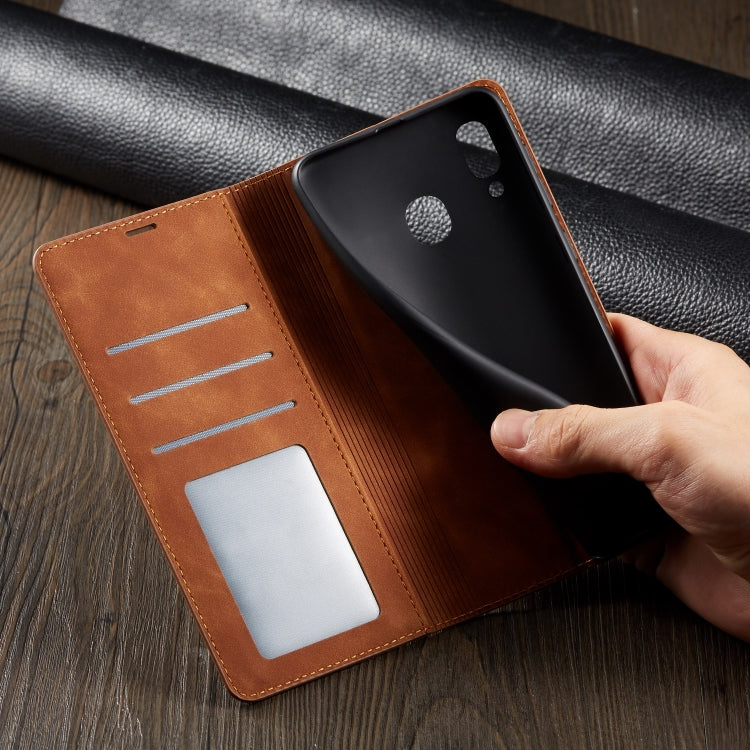For Galaxy A30 Forwenw Dream Series Oil Edge Strong Magnetism Horizontal Flip Leather Case with Holder & Card Slots & Wallet & Photo Frame