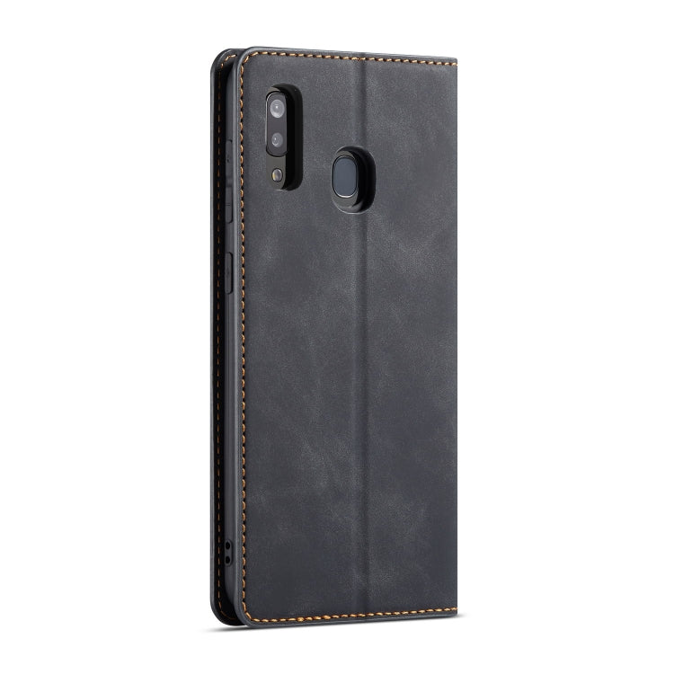 For Galaxy A20e Forwenw Dream Series Oil Edge Strong Magnetism Horizontal Flip Leather Case with Holder & Card Slots & Wallet & Photo Frame