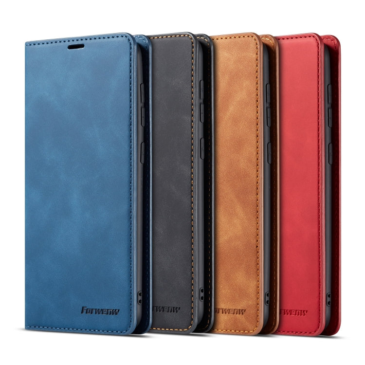 For Galaxy A20e Forwenw Dream Series Oil Edge Strong Magnetism Horizontal Flip Leather Case with Holder & Card Slots & Wallet & Photo Frame