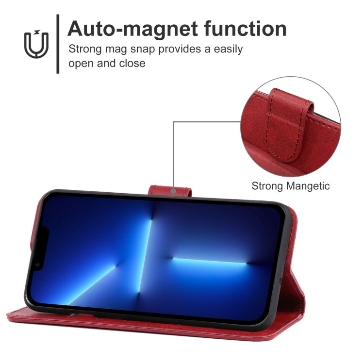 For iPhone 13 Pro Leather Phone Case