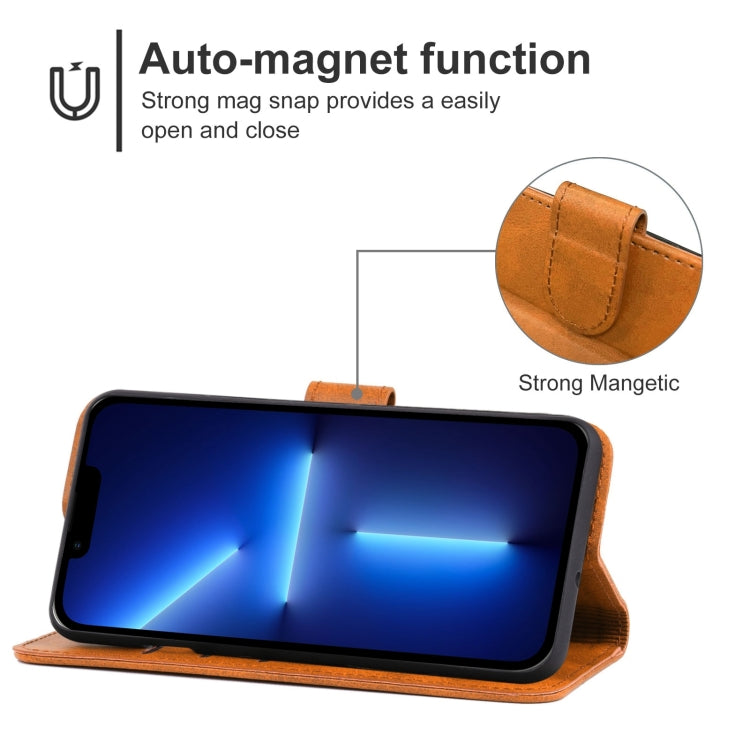 For iPhone 13 Pro Leather Phone Case