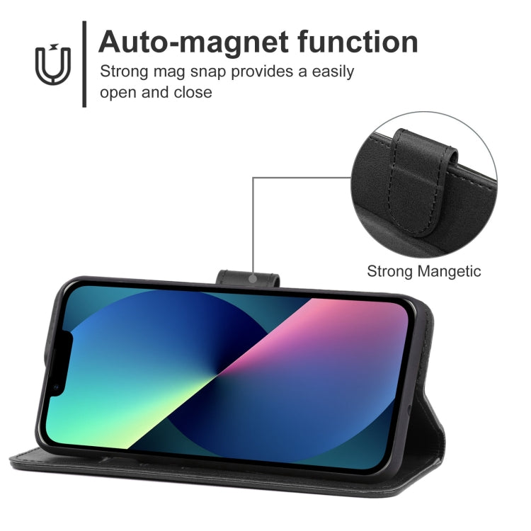 For iPhone 13 mini Leather Phone Case