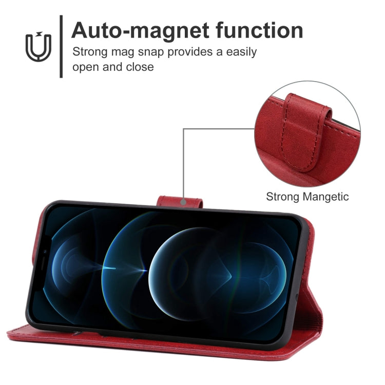 For iPhone 12 Pro Max Leather Phone Case