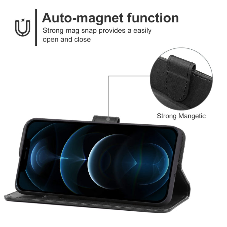 For iPhone 12 Pro Max Leather Phone Case