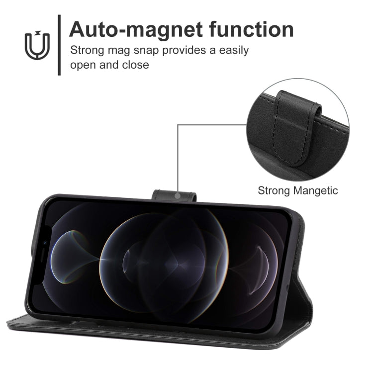 For iPhone 12 Pro Leather Phone Case