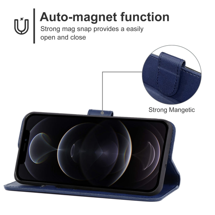 For iPhone 12 Pro Leather Phone Case