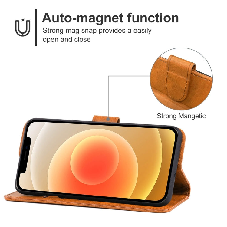For iPhone 12 Leather Phone Case