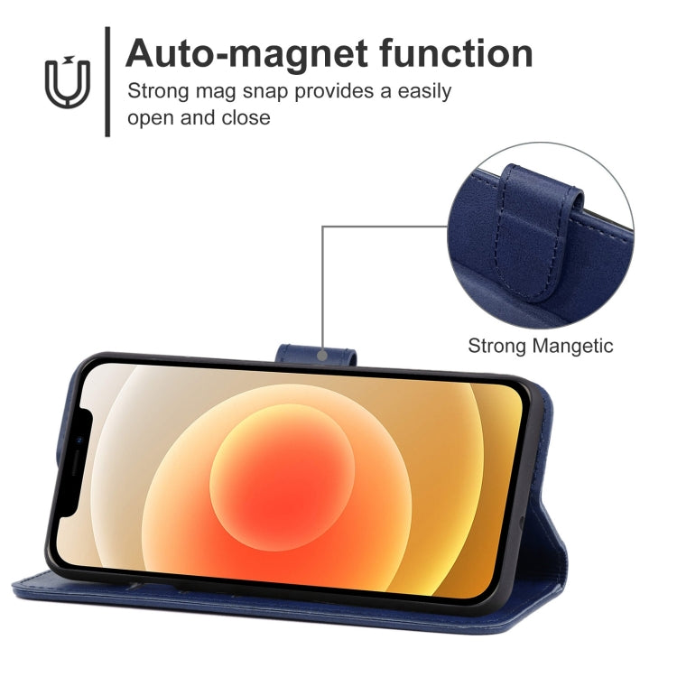 For iPhone 12 Leather Phone Case