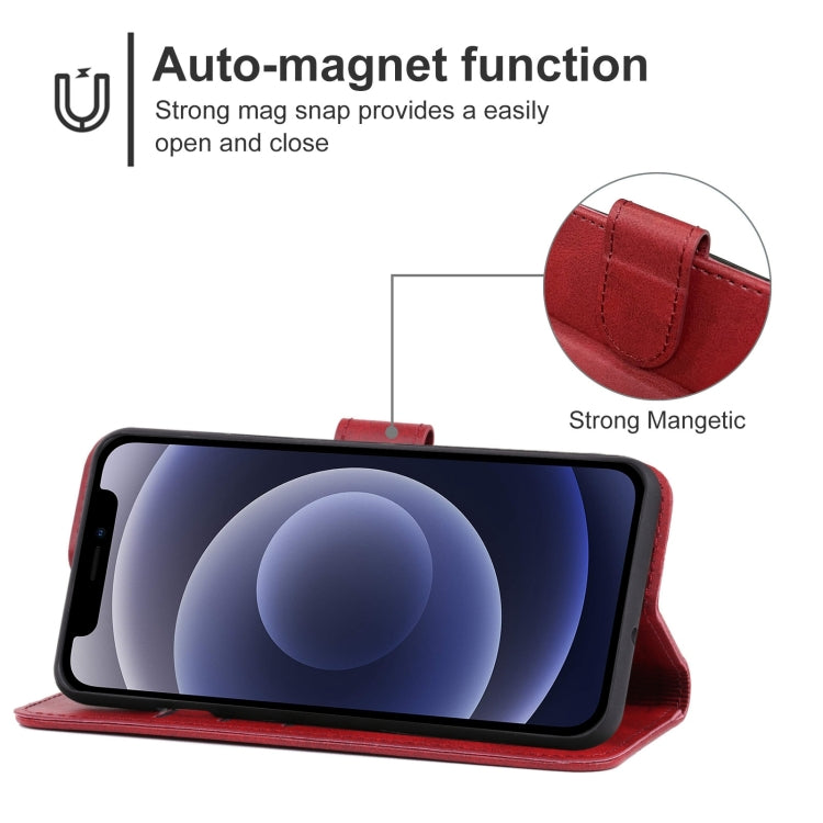 For iPhone 12 mini Leather Phone Case