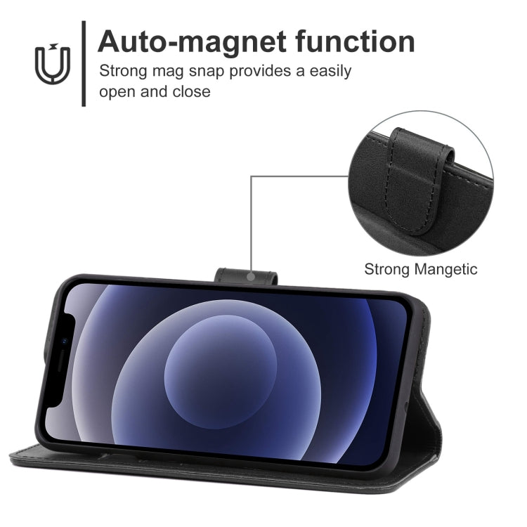 For iPhone 12 mini Leather Phone Case