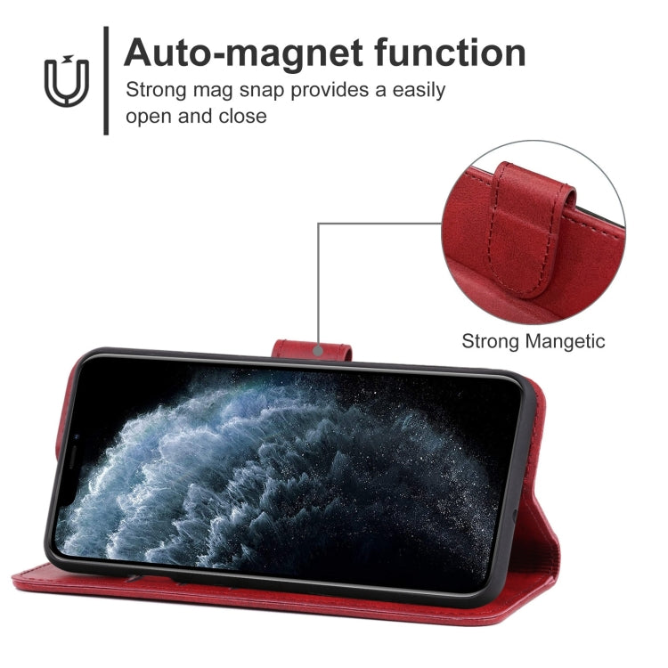 For iPhone 11 Pro Max Leather Phone Case