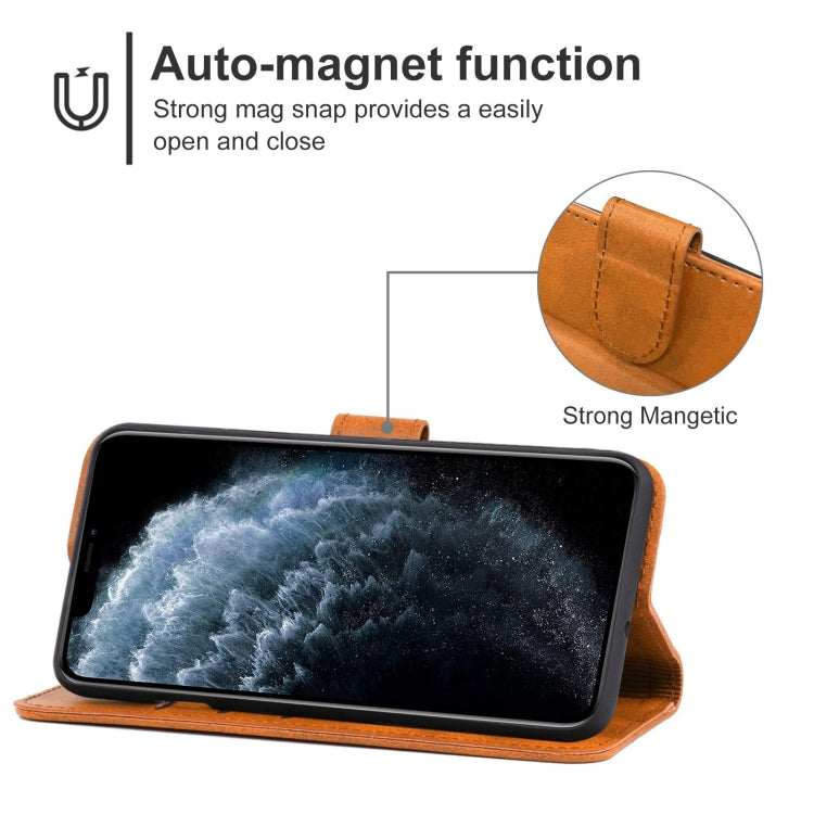 For iPhone 11 Pro Max Leather Phone Case