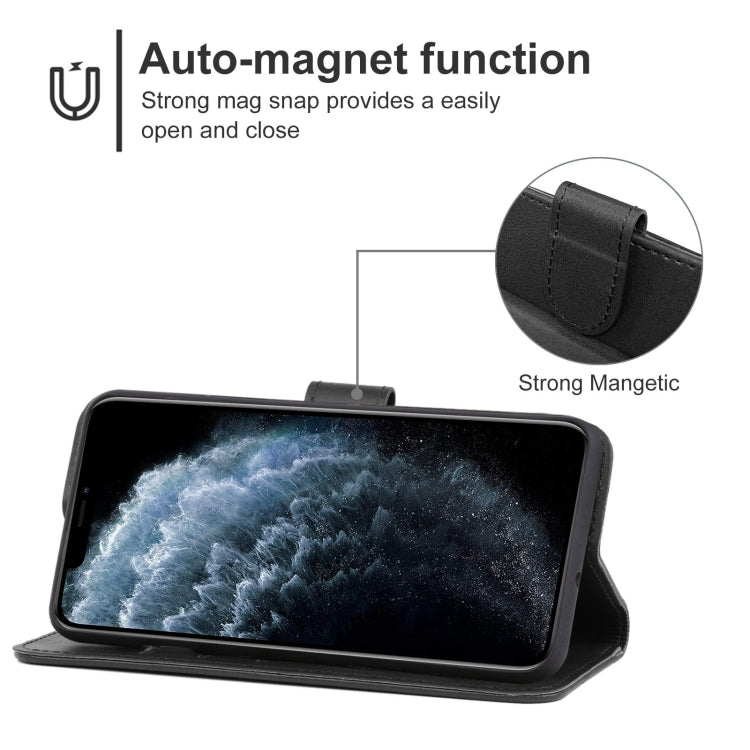 For iPhone 11 Pro Max Leather Phone Case