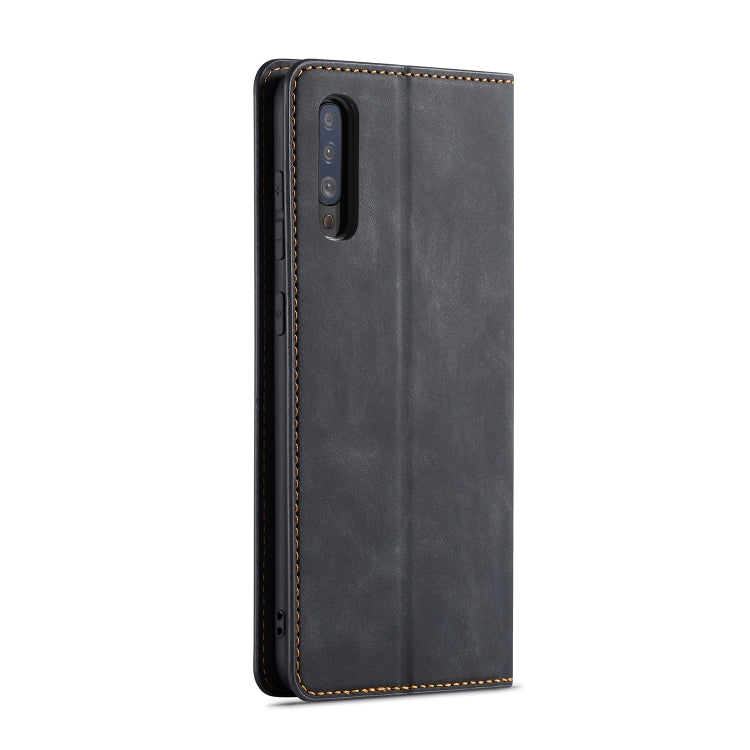 For Galaxy A50 Forwenw Dream Series Oil Edge Strong Magnetism Horizontal Flip Leather Case with Holder & Card Slots & Wallet & Photo Frame