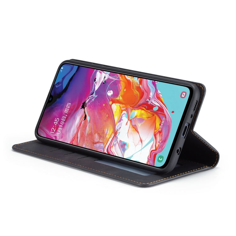 For Galaxy A50 Forwenw Dream Series Oil Edge Strong Magnetism Horizontal Flip Leather Case with Holder & Card Slots & Wallet & Photo Frame
