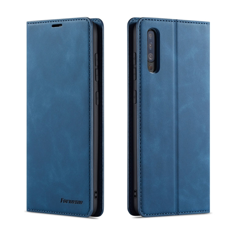 For Galaxy A50 Forwenw Dream Series Oil Edge Strong Magnetism Horizontal Flip Leather Case with Holder & Card Slots & Wallet & Photo Frame