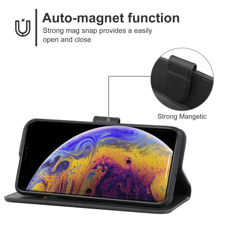 For iPhone XS Max Leather Phone Case