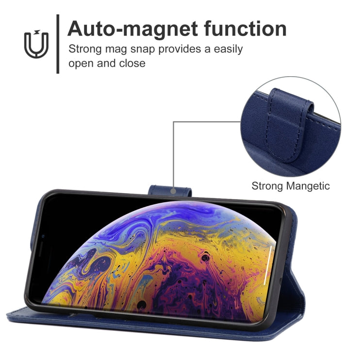 For iPhone XS Max Leather Phone Case