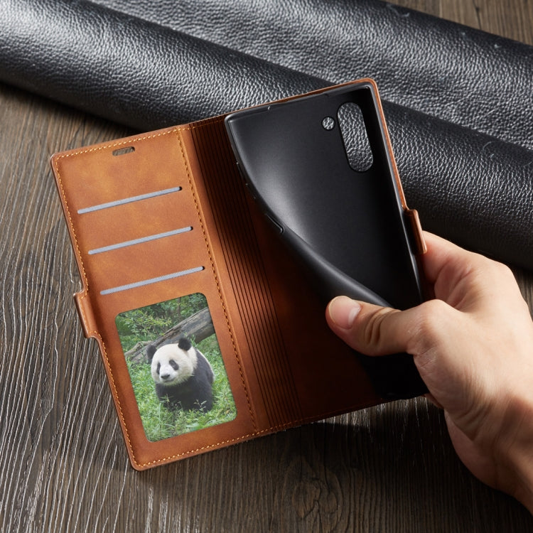 For Galaxy Note10 Forwenw Dream Series Oil Edge Strong Magnetism Horizontal Flip Leather Case with Holder & Card Slots & Wallet & Photo Frame
