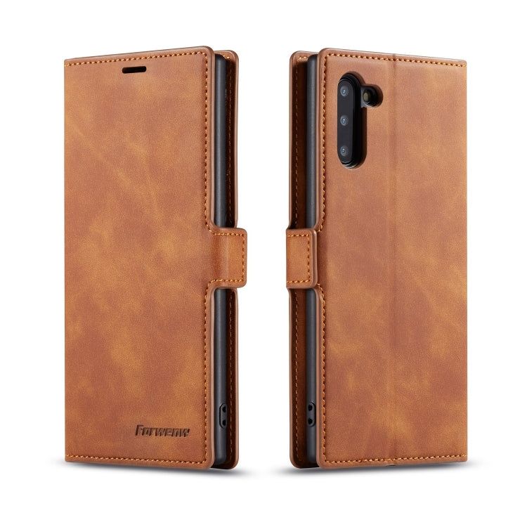 For Galaxy Note10 Forwenw Dream Series Oil Edge Strong Magnetism Horizontal Flip Leather Case with Holder & Card Slots & Wallet & Photo Frame