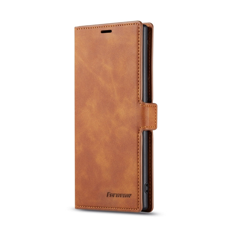 For Galaxy Note10 Forwenw Dream Series Oil Edge Strong Magnetism Horizontal Flip Leather Case with Holder & Card Slots & Wallet & Photo Frame