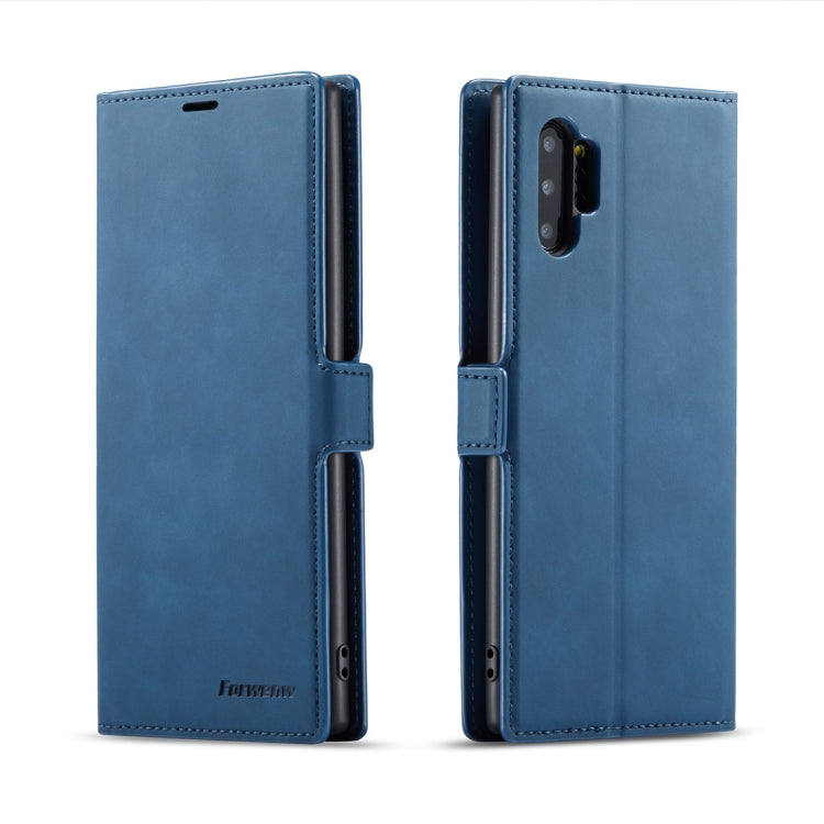For Galaxy Note10+ Forwenw Dream Series Oil Edge Strong Magnetism Horizontal Flip Leather Case with Holder & Card Slots & Wallet & Photo Frame