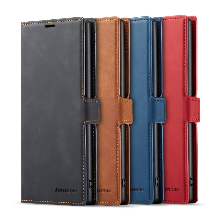 For Galaxy Note10+ Forwenw Dream Series Oil Edge Strong Magnetism Horizontal Flip Leather Case with Holder & Card Slots & Wallet & Photo Frame