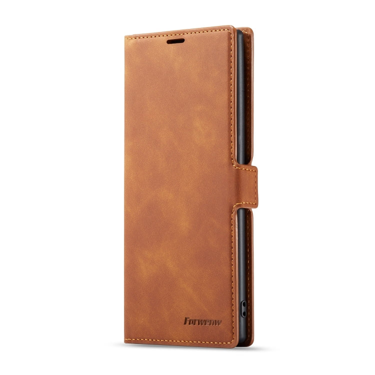 For Galaxy Note10+ Forwenw Dream Series Oil Edge Strong Magnetism Horizontal Flip Leather Case with Holder & Card Slots & Wallet & Photo Frame