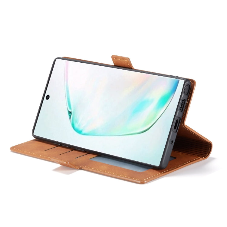 For Galaxy Note10+ Forwenw Dream Series Oil Edge Strong Magnetism Horizontal Flip Leather Case with Holder & Card Slots & Wallet & Photo Frame