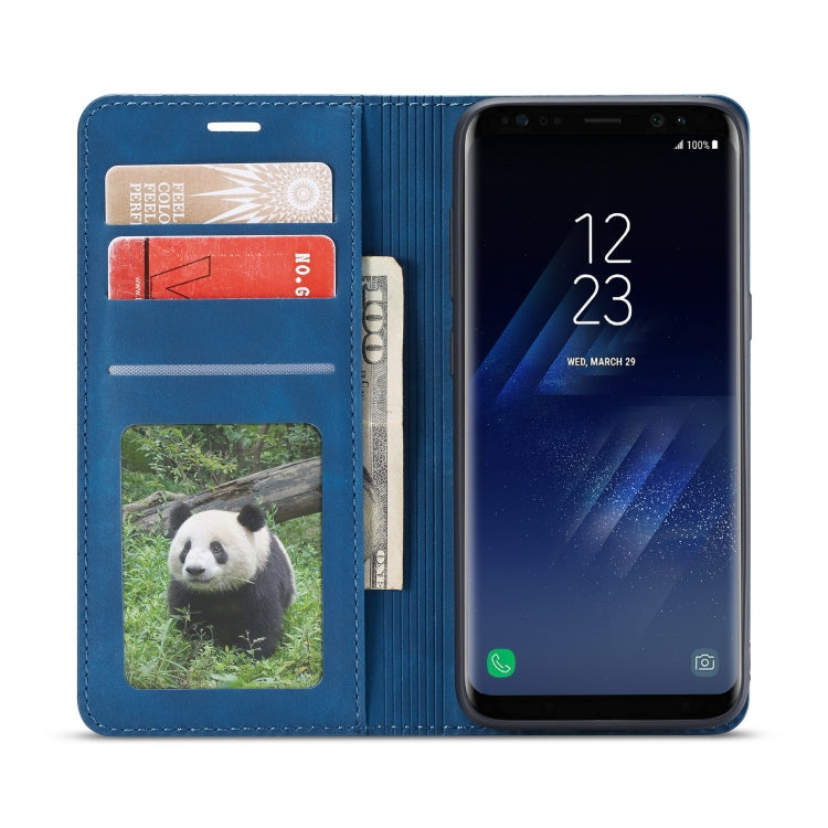 For Galaxy S8 Forwenw Dream Series Oil Edge Strong Magnetism Horizontal Flip Leather Case with Holder & Card Slots & Wallet & Photo Frame