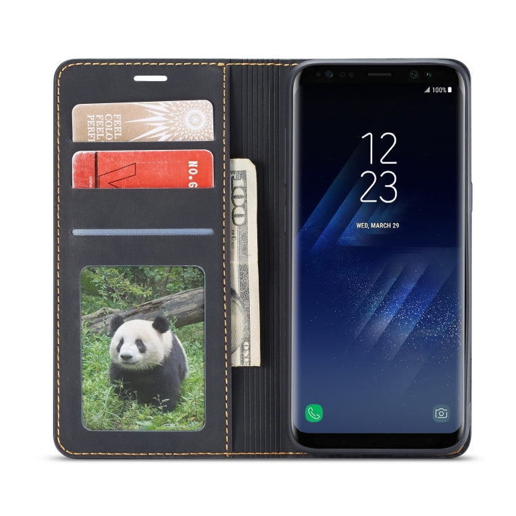For Galaxy S8+ Forwenw Dream Series Oil Edge Strong Magnetism Horizontal Flip Leather Case with Holder & Card Slots & Wallet & Photo Frame