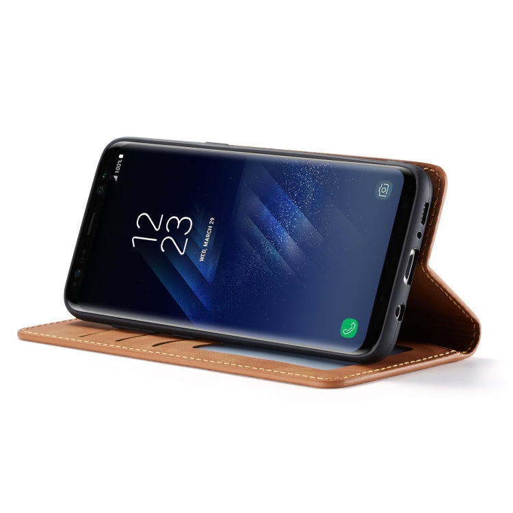 For Galaxy S8+ Forwenw Dream Series Oil Edge Strong Magnetism Horizontal Flip Leather Case with Holder & Card Slots & Wallet & Photo Frame