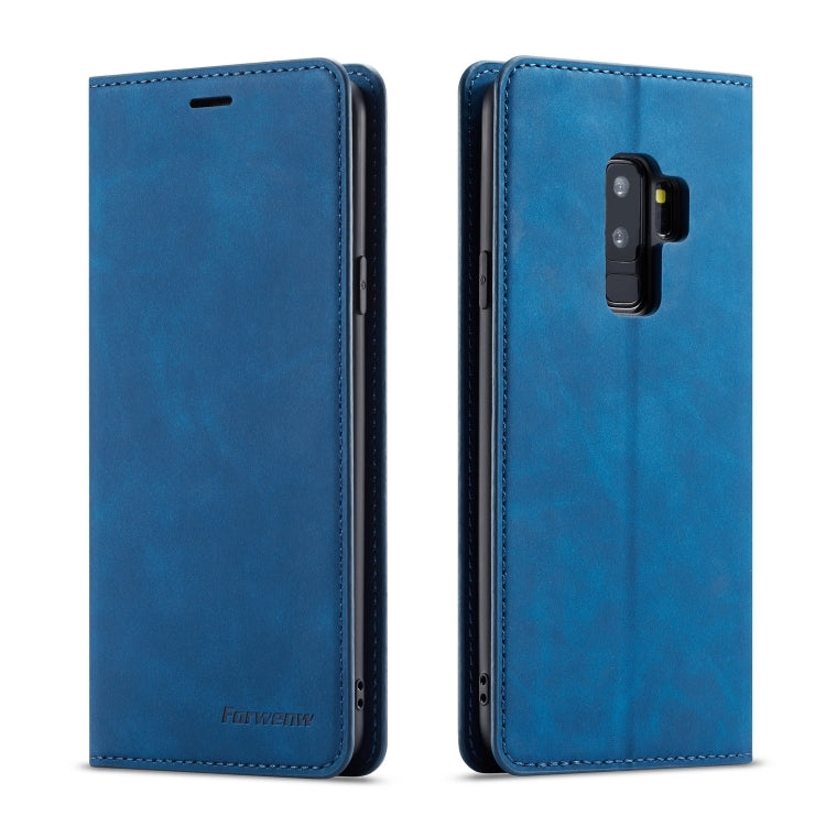For Galaxy S9 Forwenw Dream Series Oil Edge Strong Magnetism Horizontal Flip Leather Case with Holder & Card Slots & Wallet & Photo Frame