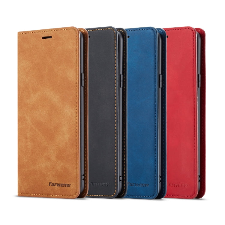 For Galaxy S9 Forwenw Dream Series Oil Edge Strong Magnetism Horizontal Flip Leather Case with Holder & Card Slots & Wallet & Photo Frame