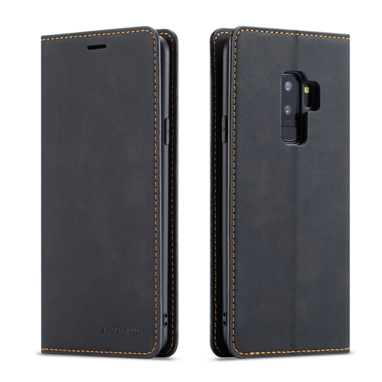 For Galaxy S9+ Forwenw Dream Series Oil Edge Strong Magnetism Horizontal Flip Leather Case with Holder & Card Slots & Wallet & Photo Frame