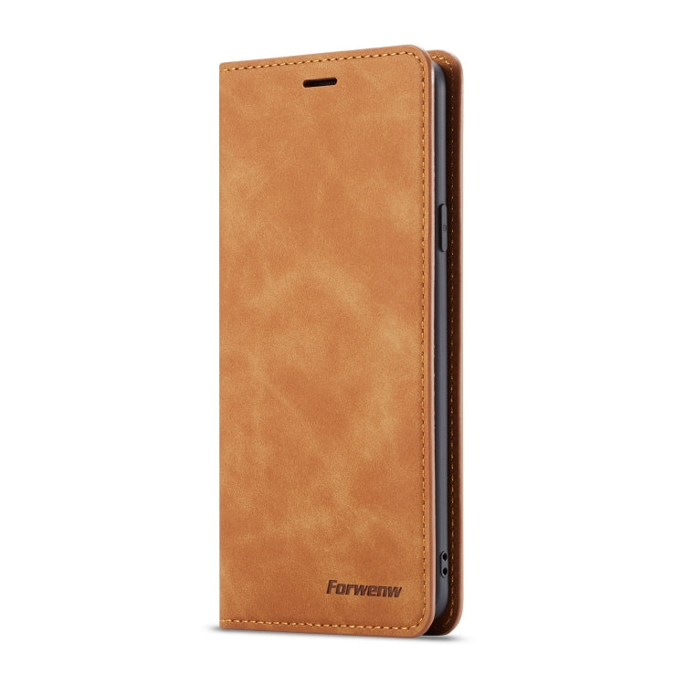 For Galaxy S9+ Forwenw Dream Series Oil Edge Strong Magnetism Horizontal Flip Leather Case with Holder & Card Slots & Wallet & Photo Frame