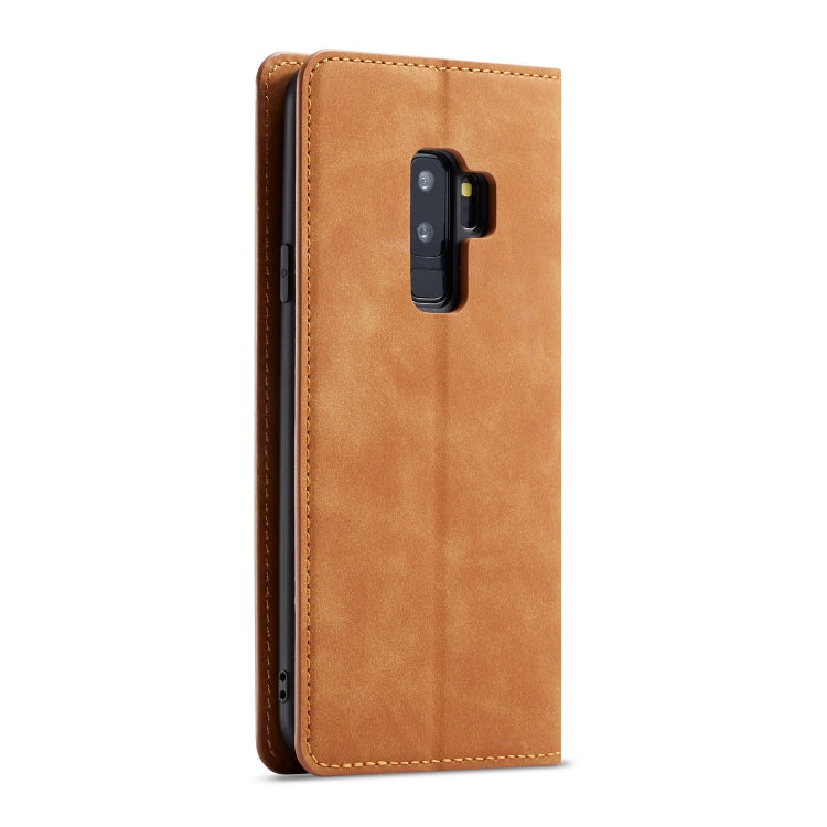 For Galaxy S9+ Forwenw Dream Series Oil Edge Strong Magnetism Horizontal Flip Leather Case with Holder & Card Slots & Wallet & Photo Frame