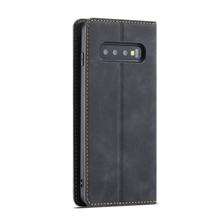 For Galaxy S10 Forwenw Dream Series Oil Edge Strong Magnetism Horizontal Flip Leather Case with Holder & Card Slots & Wallet & Photo Frame