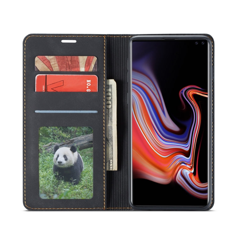 For Galaxy S10 Forwenw Dream Series Oil Edge Strong Magnetism Horizontal Flip Leather Case with Holder & Card Slots & Wallet & Photo Frame
