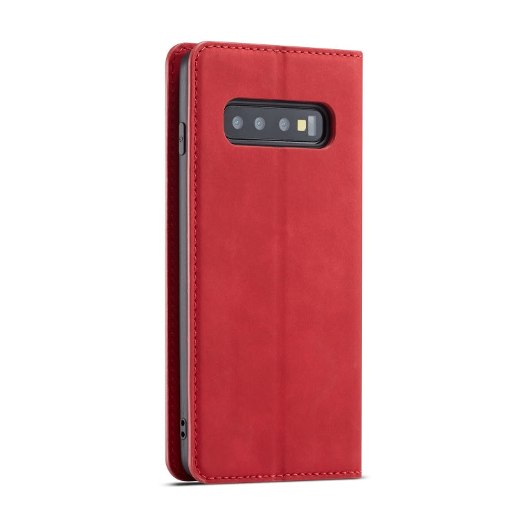 For Galaxy S10 Forwenw Dream Series Oil Edge Strong Magnetism Horizontal Flip Leather Case with Holder & Card Slots & Wallet & Photo Frame