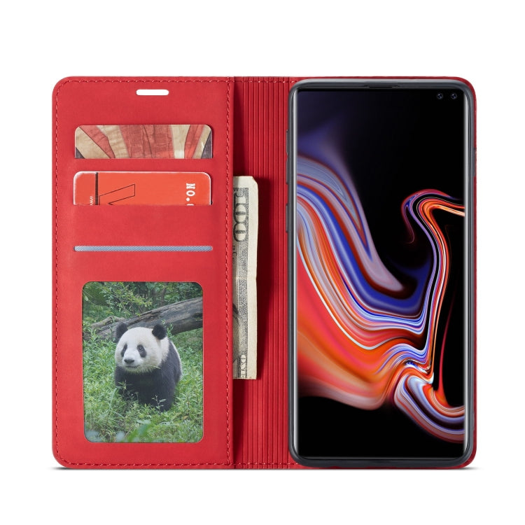 For Galaxy S10 Forwenw Dream Series Oil Edge Strong Magnetism Horizontal Flip Leather Case with Holder & Card Slots & Wallet & Photo Frame