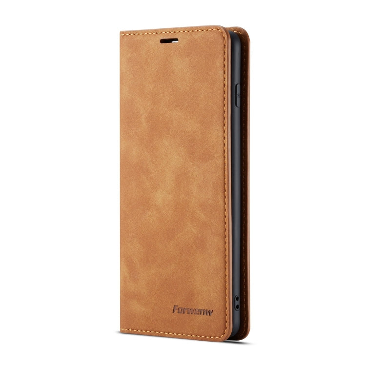 For Galaxy S10 Forwenw Dream Series Oil Edge Strong Magnetism Horizontal Flip Leather Case with Holder & Card Slots & Wallet & Photo Frame