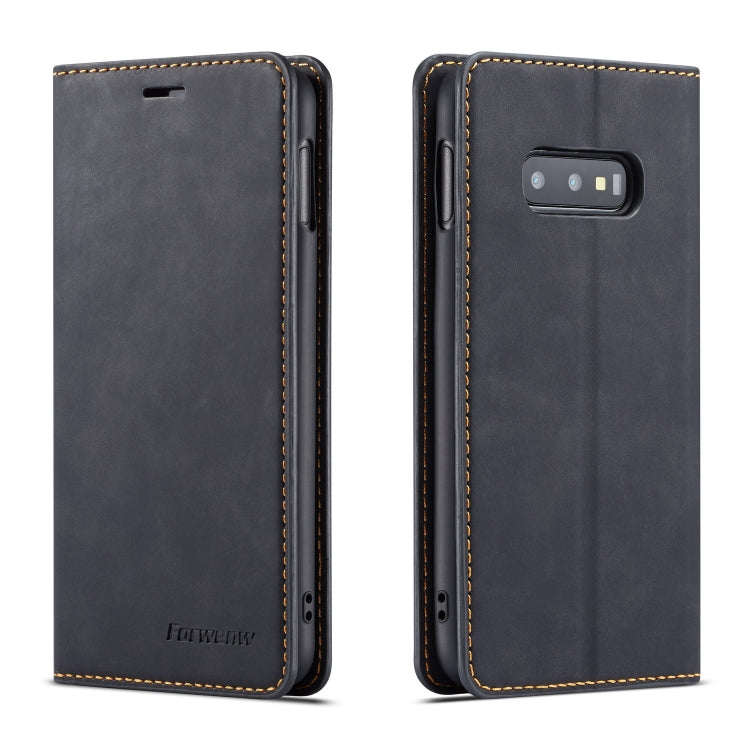 For Galaxy S10e Forwenw Dream Series Oil Edge Strong Magnetism Horizontal Flip Leather Case with Holder & Card Slots & Wallet & Photo Frame