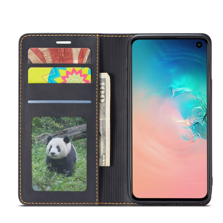 For Galaxy S10e Forwenw Dream Series Oil Edge Strong Magnetism Horizontal Flip Leather Case with Holder & Card Slots & Wallet & Photo Frame