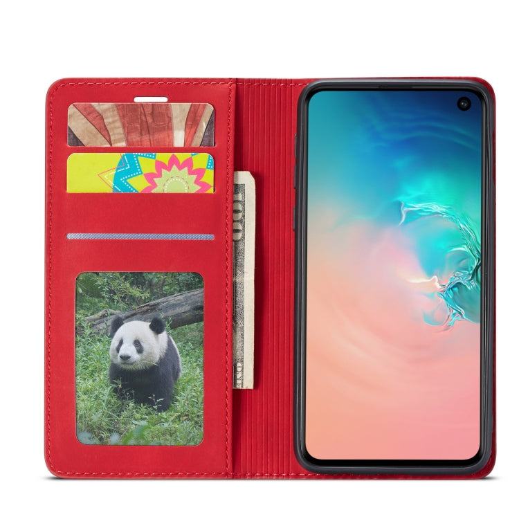 For Galaxy S10e Forwenw Dream Series Oil Edge Strong Magnetism Horizontal Flip Leather Case with Holder & Card Slots & Wallet & Photo Frame