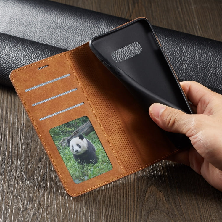 For Galaxy S10e Forwenw Dream Series Oil Edge Strong Magnetism Horizontal Flip Leather Case with Holder & Card Slots & Wallet & Photo Frame